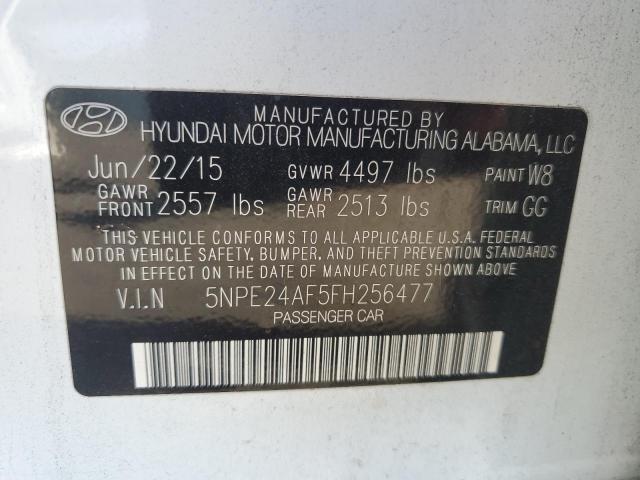 2015 HYUNDAI SONATA SE 5NPE24AF5FH256477