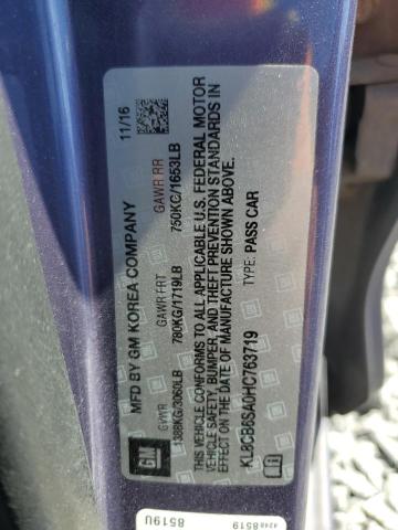 2017 CHEVROLET SPARK LS - KL8CB6SA0HC763719
