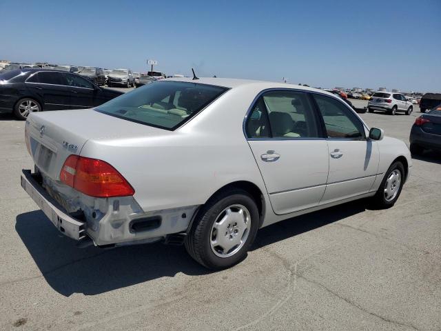 LEXUS LS 430 2002 white  gas JTHBN30F620092104 photo #4