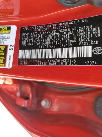 2023 TOYOTA CAMRY SE N 4T1T11AK9PU172199