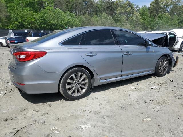 Vin: 5npe34af7gh289009, lot: 55352875, hyundai sonata sport 20163