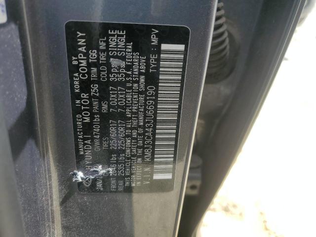 2018 HYUNDAI TUCSON SEL - KM8J3CA43JU669190