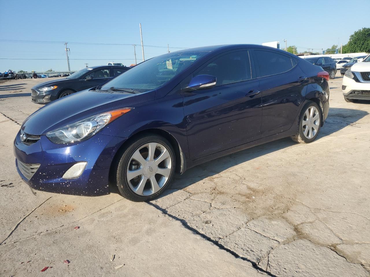 Lot #3159395185 2013 HYUNDAI ELANTRA GL