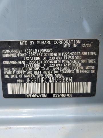 2021 SUBARU CROSSTREK - JF2GTHRC3MH299994