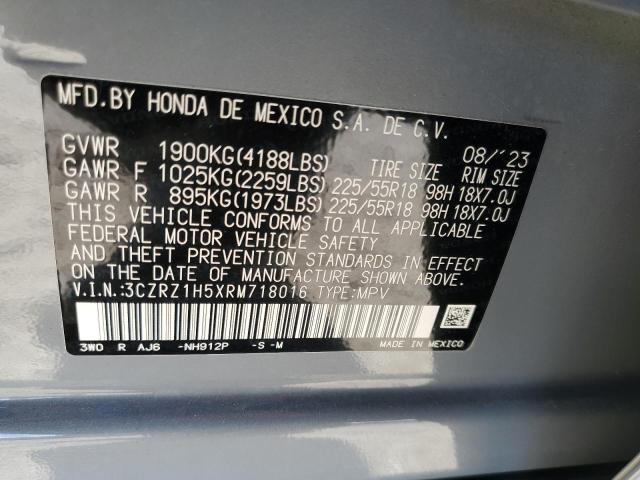 2024 HONDA HR-V SPORT 3CZRZ1H5XRM718016