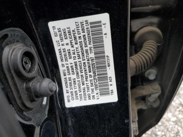 2019 HONDA CIVIC LX - 19XFC2F64KE026197