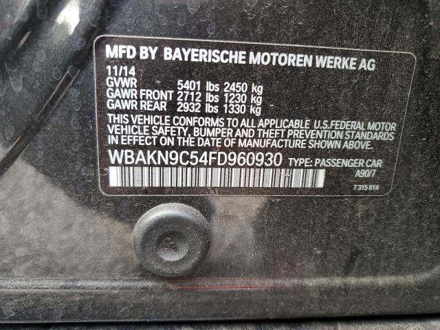 2015 BMW 550 I WBAKN9C54FD960930