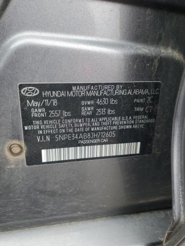 2018 HYUNDAI SONATA SPO - 5NPE34AB8JH712605