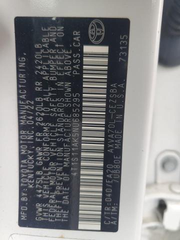 2022 TOYOTA CAMRY NIGH - 4T1S11AK5NU685295