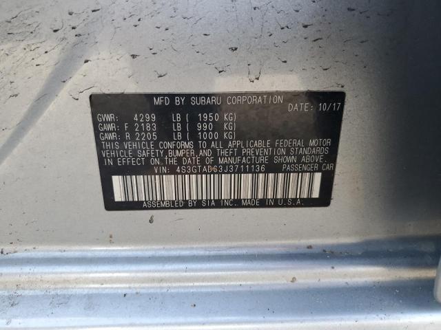 2018 SUBARU IMPREZA PR - 4S3GTAD63J3711136