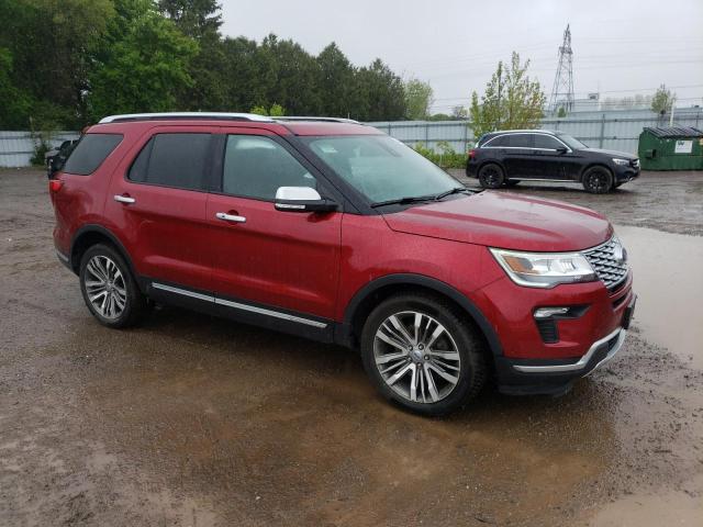 Vin: 1fm5k8ht7jgb48650, lot: 58168205, ford explorer platinum 20184