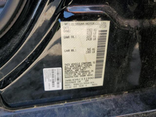 2020 NISSAN ALTIMA SR 1N4BL4CV4LC131990