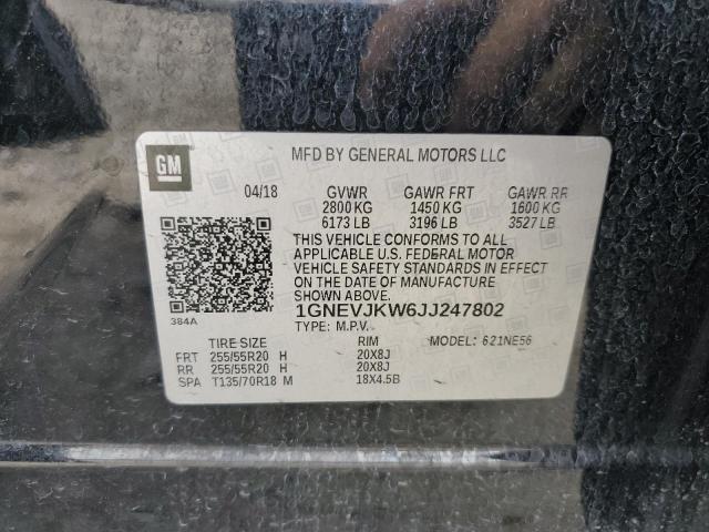 2018 CHEVROLET TRAVERSE P - 1GNEVJKW6JJ247802