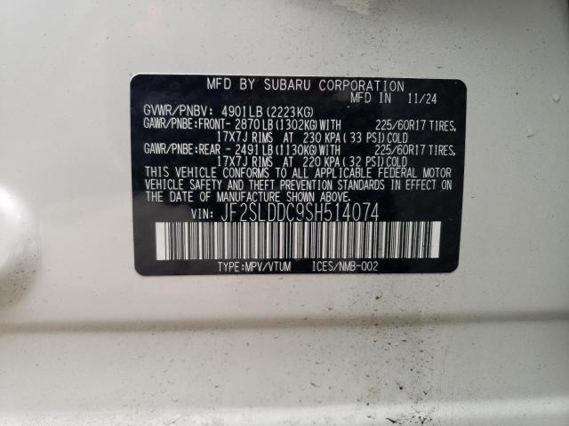 2025 SUBARU FORESTER P - JF2SLDDC9SH514074