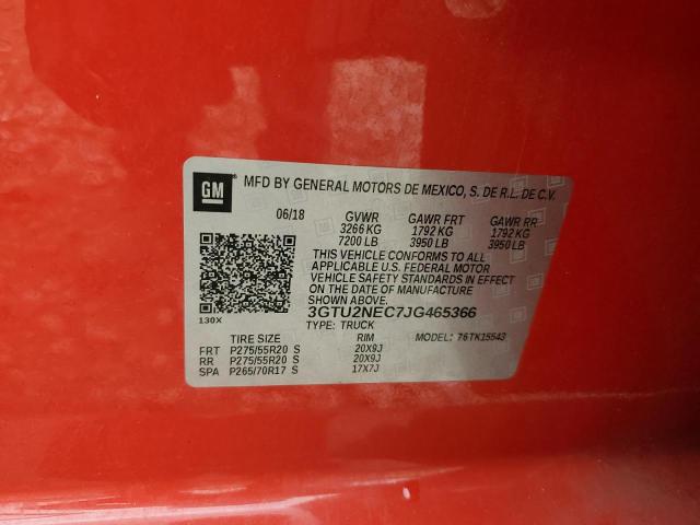 2018 GMC SIERRA K15 - 3GTU2NEC7JG465366