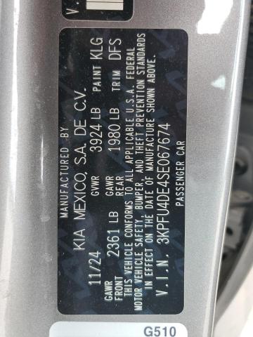 2025 KIA K4 EX - 3KPFU4DE4SE067674