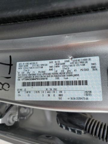 2023 FORD F350 SUPER - 1FT8W3DM4PEC05818