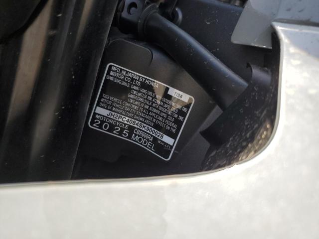 2025 HONDA CBR600 RA JH2PC4084SK900028