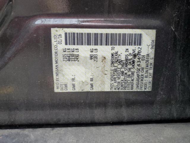 2016 NISSAN MAXIMA 3.5 1N4AA6AP7GC434902