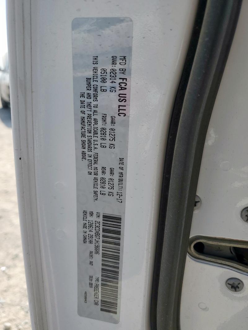 2018 DODGE CHARGER SX - 2C3CDXBG7JH196606