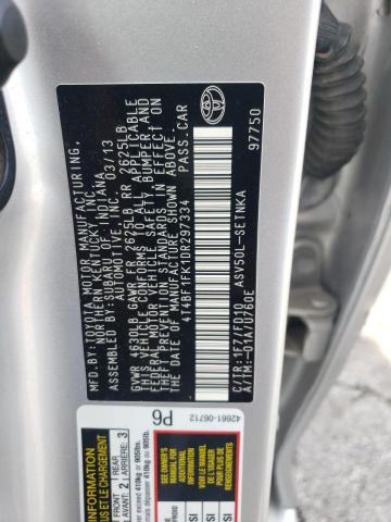 2013 TOYOTA CAMRY L - 4T4BF1FK1DR297334