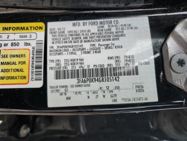 2016 FORD FUSION TIT - 3FA6P0K94GR105142