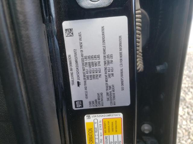 2021 GMC YUKON XL K1500 SLT 1GKS2GKD1MR370472