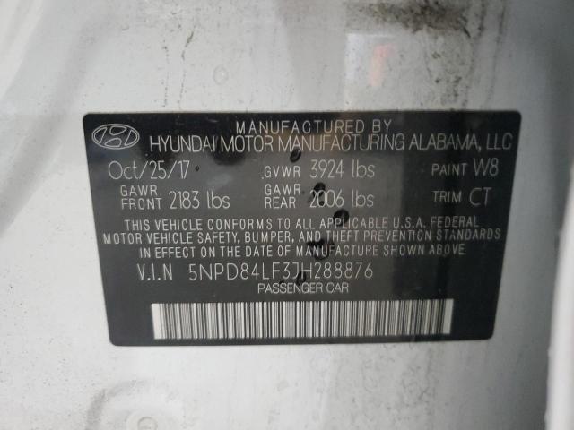 2018 HYUNDAI ELANTRA SE - 5NPD84LF3JH288876