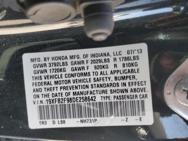 2013 HONDA CIVIC EXL - 19XFB2F98DE258642