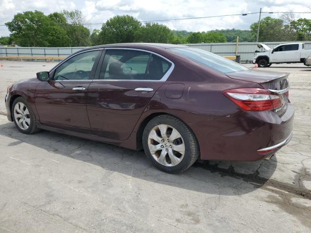HONDA ACCORD SPO 2017 maroon  gas 1HGCR2F5XHA300444 photo #3