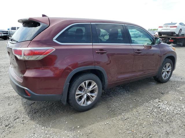 Vin: 5tdbkrfh2gs291452, lot: 54404975, toyota highlander le 20163