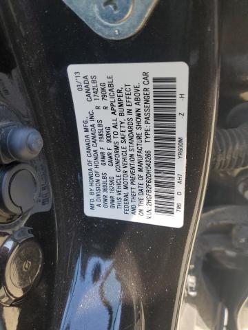 2013 HONDA CIVIC HF - 2HGFB2F62DH543266