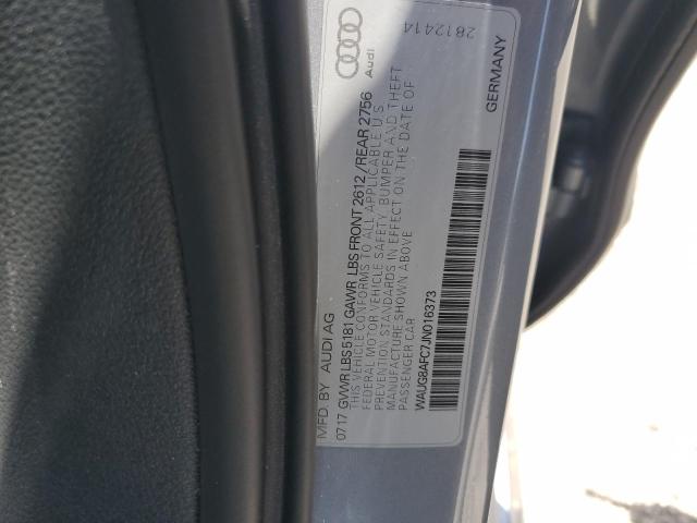 2018 AUDI A6 PREMIUM WAUG8AFC7JN016373