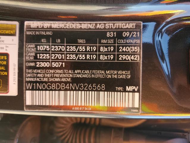 2022 MERCEDES-BENZ GLC 300 - W1N0G8DB4NV326568