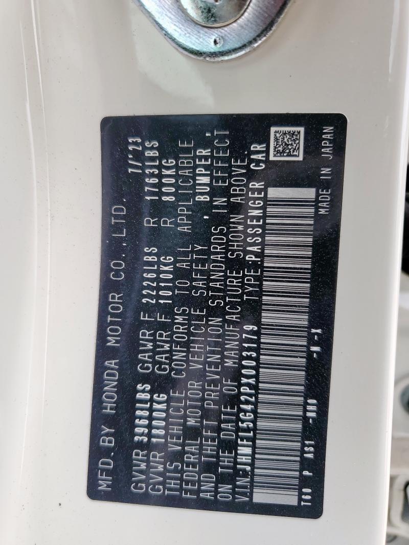 2023 HONDA CIVIC TYPE - JHMFL5G42PX003179