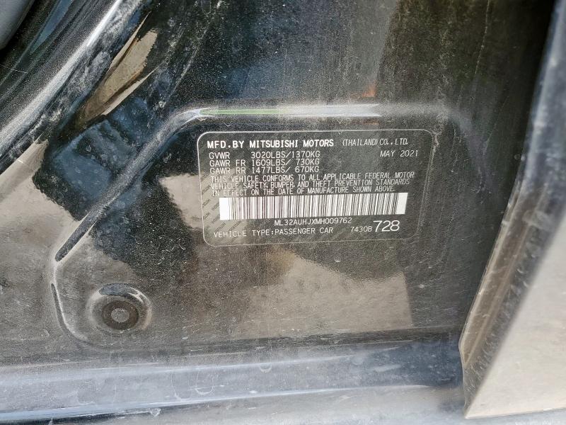 2021 MITSUBISHI MIRAGE ES - ML32AUHJXMH009762