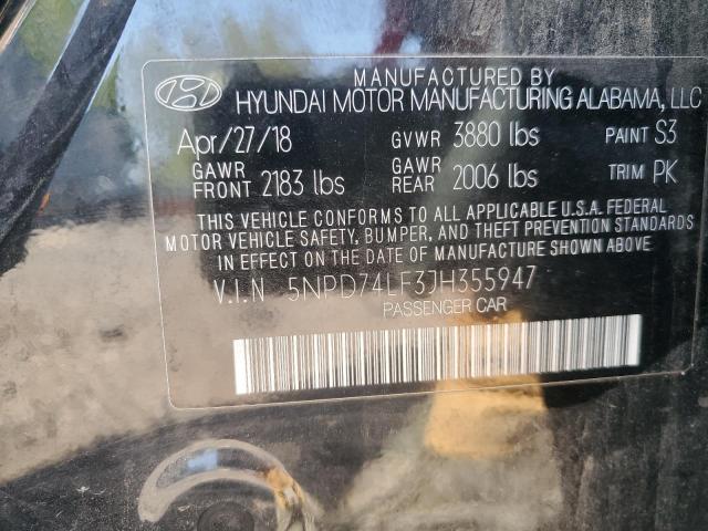 2018 HYUNDAI ELANTRA SE - 5NPD74LF3JH355947