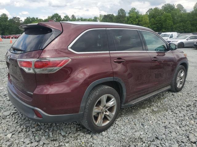Vin: 5tdykrfh6fs101208, lot: 55509605, toyota highlander limited 20153