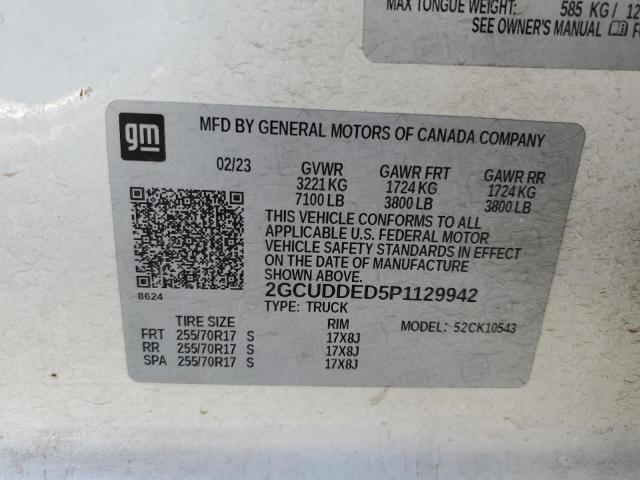 2023 CHEVROLET SILVERADO - 2GCUDDED5P1129942