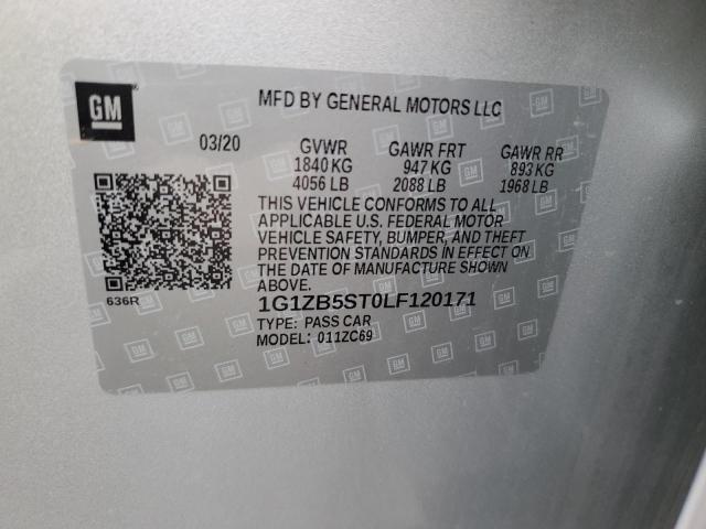 2020 CHEVROLET MALIBU LS - 1G1ZB5ST0LF120171