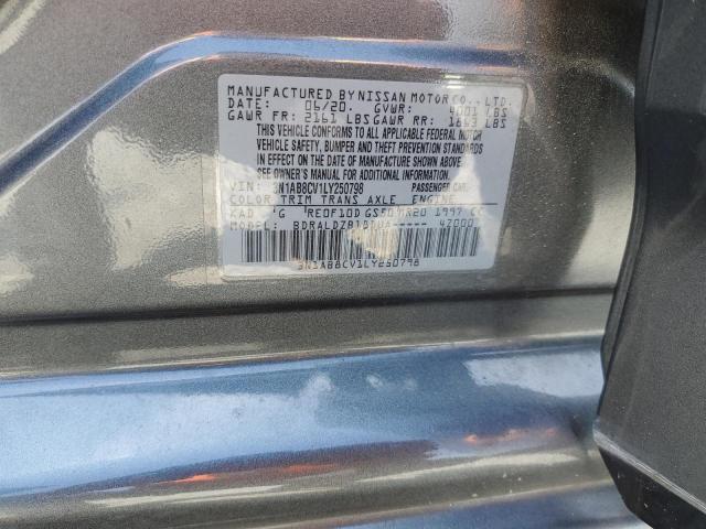 2020 NISSAN SENTRA SV - 3N1AB8CV1LY250798