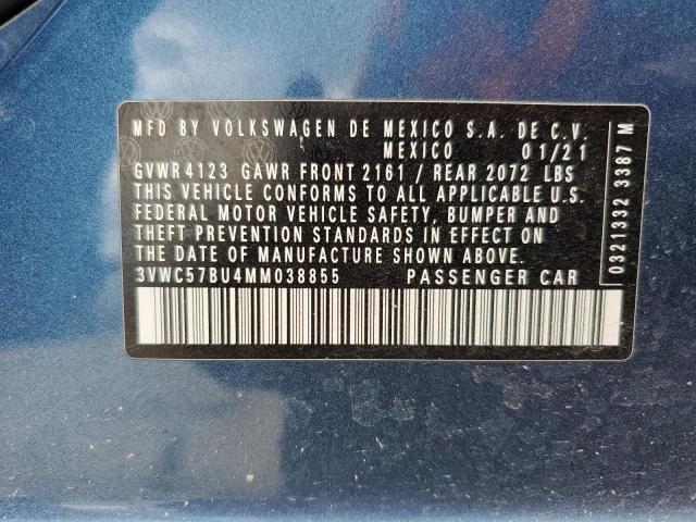 2021 VOLKSWAGEN JETTA S 3VWC57BU4MM038855