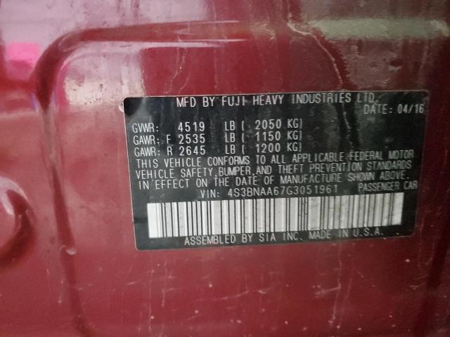 2016 SUBARU LEGACY 2.5 - 4S3BNAA67G3051961