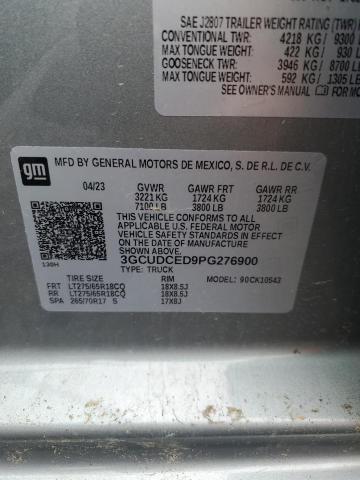 2023 CHEVROLET 1500 3GCUDCED9PG276900