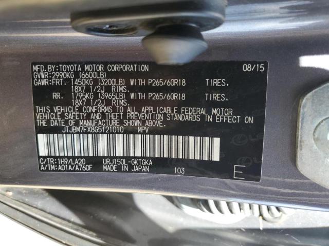 2016 LEXUS GX 460 - JTJBM7FX8G5121010