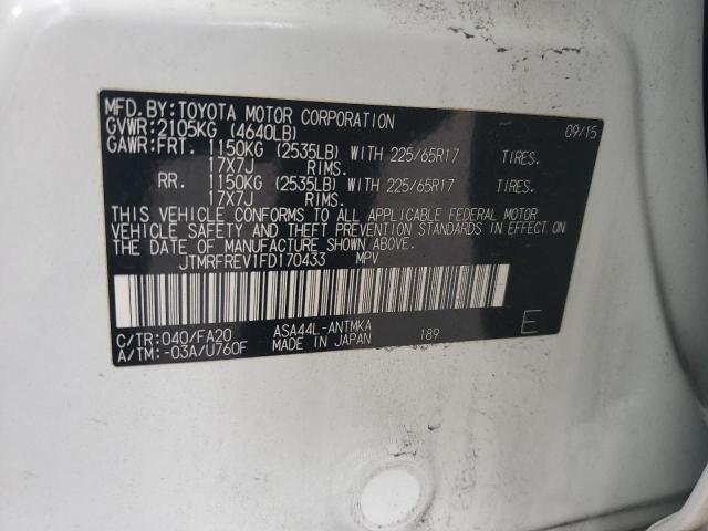 2015 TOYOTA RAV4 XLE - JTMRFREV1FD170433