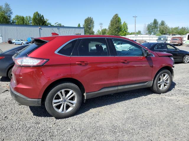 FORD EDGE SEL 2015 red  gas 2FMTK4J81FBC12864 photo #4