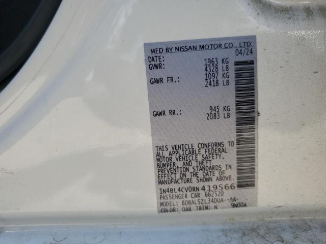 2024 NISSAN ALTIMA SR - 1N4BL4CV0RN419566