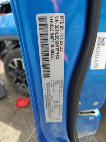 2021 JEEP COMPASS TR 3C4NJDDB8MT576837
