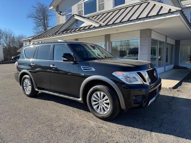 NISSAN ARMADA SV 2017 black  gas JN8AY2NC1H9504189 photo #1